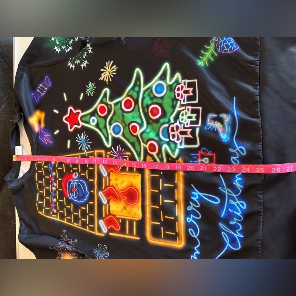 Festive Christmas Sweater - Black - Picture 5 of 7